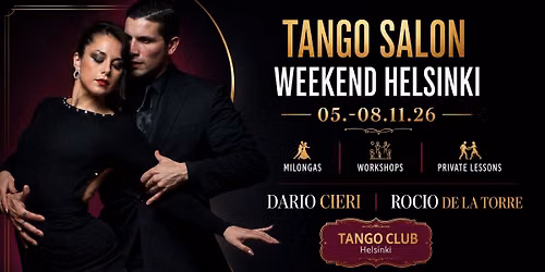 Tango Salon Weekend Helsinki with Dario & Rocio