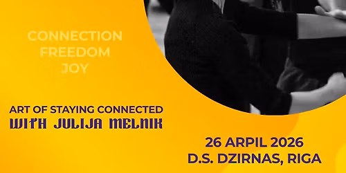 Contact improvisation workshop and Jam with Julija Melnik | Riga