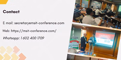 International Conference on Materials Science and Information Technology (MSIT)