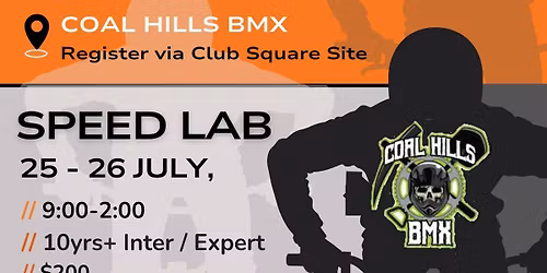 TRAINING CAMP - Coal Hills BMX