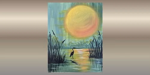 \ud83c\udfa8\ud83c\udf05 Paint and Sip: Marsh Glow \ud83c\udf3e\u2728