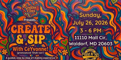 Create & Sip with C\u00e9Yvonne: Paint, Mix, & Mingle