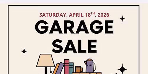 Community Garage Sale- Venta de Garaje Comunitaria