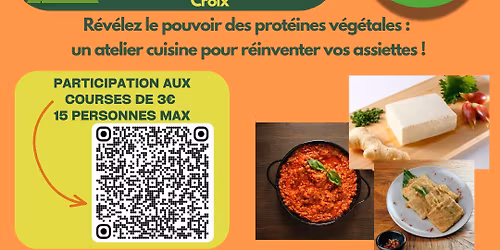 Atelier cuisine prot\u00e9ines v\u00e9g\u00e9tales