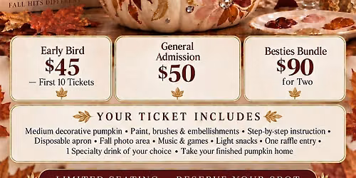Pumpkins & Pours: A Fall Sip & Paint Experience