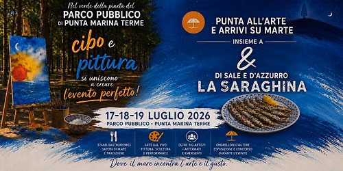 PUNTA ALL'ARTE E ARRIVI SU MARTE e DI SALE E D'AZZURRO....LA SARAGHINA