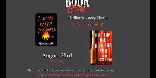 August Book Club Meeting