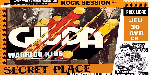 La TAF & BOOMERANG pr\u00e9sentent GIUDA + WARRIOR KIDS