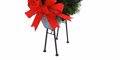 Fresh Greens Deer Porch Decor Large 