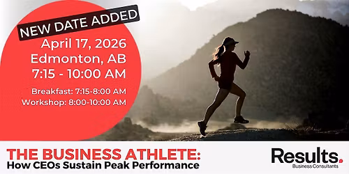 The Business Athlete - April 17th Edmonton  APPLICATION