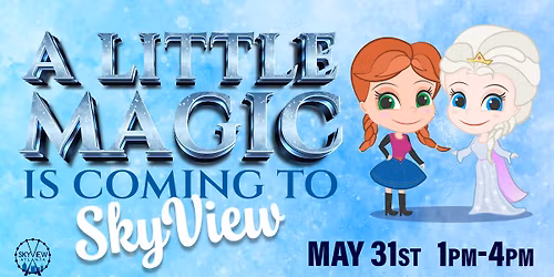 Meet Elsa & Anna at SkyView Atlanta