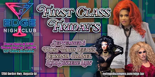 First Class Friday's with Paris Lefaris