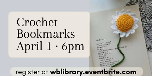 DIY Wednesday-Crochet Flower Bookmark