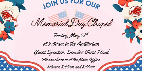 Memorial Day Chapel