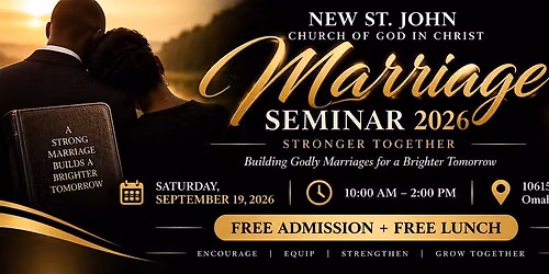 New St. John Marriage Seminar 2026