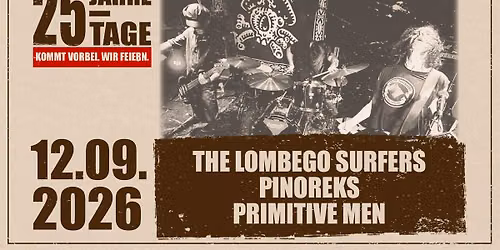 THE LOMBEGO SURFERS x PINOREKS x PRIMITIVE MEN 