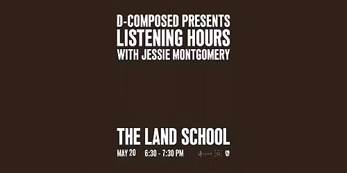 Listening Hours: Jessie Montgomery