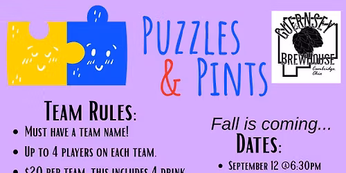 Puzzles and Pints at Guernsey Brewhouse