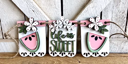 A Year of D\u00e9cor Banners -Sweet Watermelon