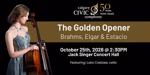 Golden Opener: Brahms, Elgar & Estacio