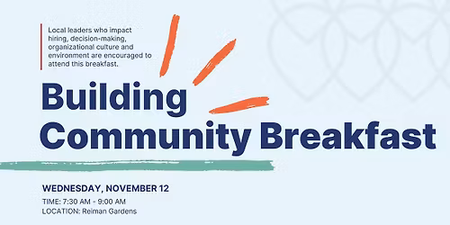 Building Community Breakfast