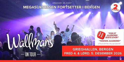 Wallmans On Tour 2026 - Bergen
