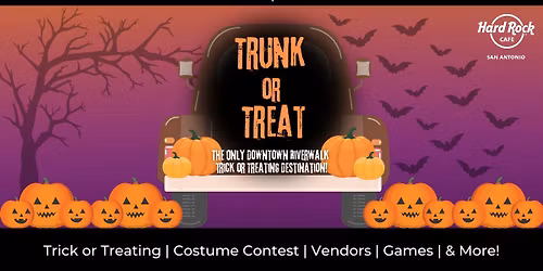 Trunk-or-Treat Bash at Hard Rock Cafe San Antonio!  \ud83c\udf83