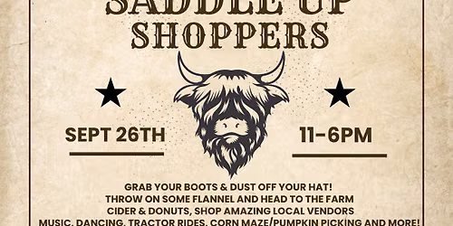 Saddle up Shoppers 
