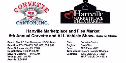 Corvette Canton Hartville Market Car Show 