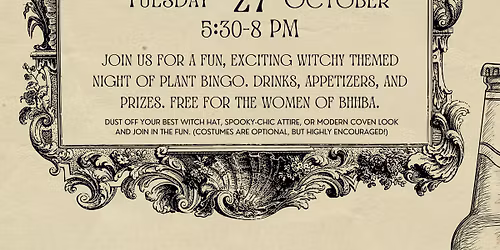 \ud83d\udd6f\ufe0fWomen's Night: Bingo, Brews & Botanicals \ud83c\udf3f