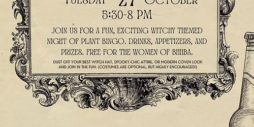 \ud83d\udd6f\ufe0fWomen's Night: Bingo, Brews & Botanicals \ud83c\udf3f