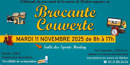 Brocante couverte de l'Amicale du Personnel de la Mairie