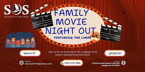 FREE Autism Family Movie Night Out