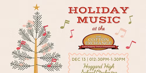 Holiday Music with the Hoggard High School Orchestra!
