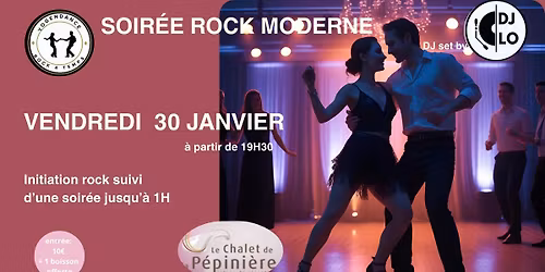 Soir\u00e9e Rock moderne au Chalet de la P\u00e9pini\u00e8re