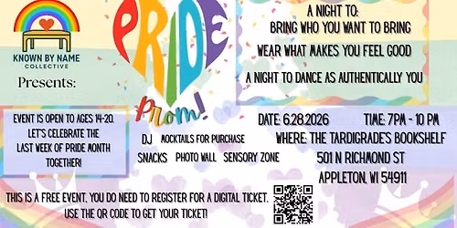 Known By Name Collective Presents: Pride Prom