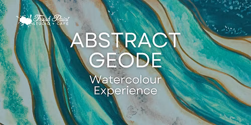 Watercolour - Paint Night - Abstract Geode Painting Workshop in Toronto