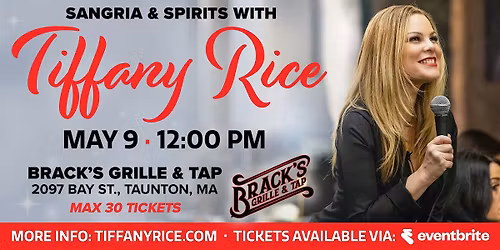 Sangria and Spirits with Tiffany Rice