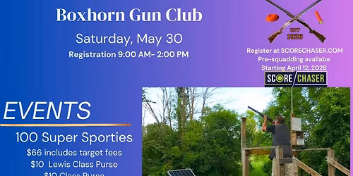 Boxhorn Spring Fling Registered Super Sporties and 5-Stand