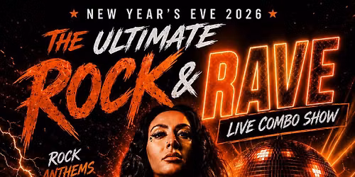 New year\u2019s eve 2026 \u201drock&rave with Rachel Shenton