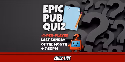 The Chimneys: Monthly Pen & Paper Quiz Night