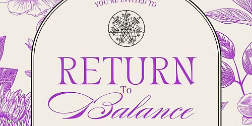 Return To Balance Sound Bath - $25
