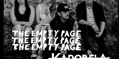 Tuesday 27th October- Delicia + The Empty Page + Karobela