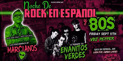 Live tribute to Enanitos Verdes @ The Hideaway Riverside!
