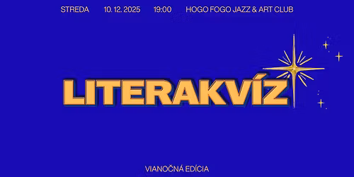 Literakv\u00edz 12\/2025 @ Hogo Fogo Jazz & Art Club