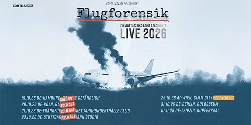 Flugforensik - Ein Absturz und seine Geschichte - Live 2026 | Hamburg - AUSVERKAUFT