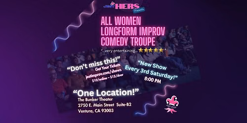 Jest Improv's Third Saturday Show: Jest Hers HERStory!