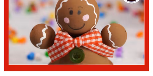 Adult Craft Program - Flower Pot Gingerbread Man