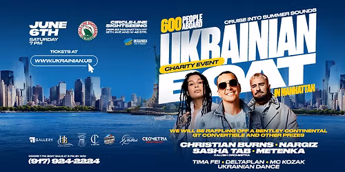 UKRAINIAN BOAT IN MANHATTAN - Cruise into Summer Sounds