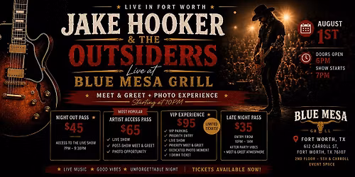 JAKE HOOKER & THE OUTSIDERS